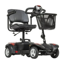 Drive Medical ScoutLT4-EXT 4-Wheel Scooter with Extended Range 20AH Battery (14 mile travel range) - Red