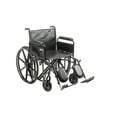 thumbnail image 1 of Drive Medical Sentra EC Heavy Duty Wheelchair, Detachable Full Arms, Elevating Leg Rests, 22" Seat, 1 of 5