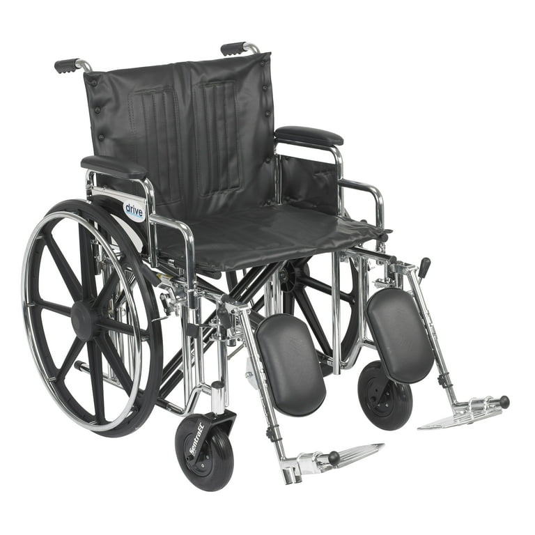 Sentra Extra Heavy Duty Wheelchair, Detachable Desk Arms, Elevating Leg Rests, 22 Sentra Extra Heavy Duty Wheelchair, Detachable Desk Arms, Elevating Leg Rests, 22