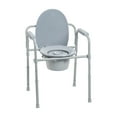 thumbnail image 1 of Drive Medical Steel Folding Frame Commode, 1 of 5