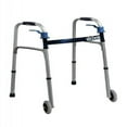 thumbnail image 1 of Drive Medical Trigger Release Folding Walker, Brushed Steel, 1 of 6