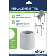 Drive Medical Utility Replacement Tip, 1-1/8", Gray, Single Tip
