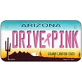 thumbnail image 1 of Drive Pink Arizona Novelty Metal License Plate 6" x 3" Bicycle, 1 of 1