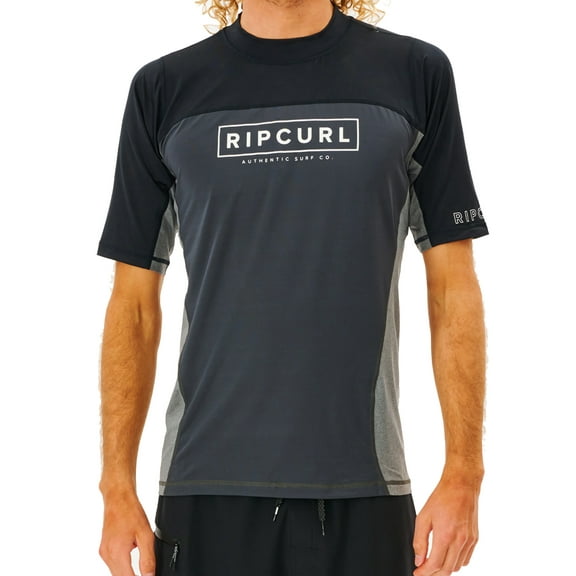 Drive Relaxed Short Sleeve Rash Vest [Black]