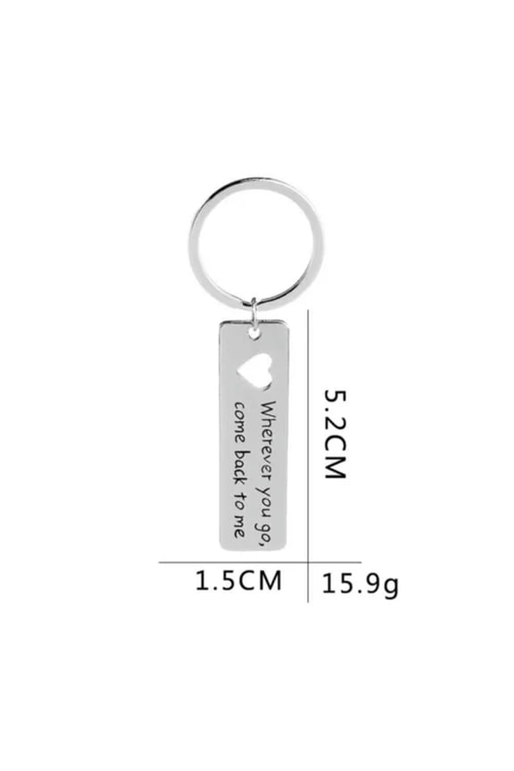 Drive Safe Handsome I Love You Trucker Keychain Keyring Pendent Necklace Gift
