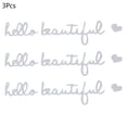 thumbnail image 1 of Drive Safe Heart Mirror Decal, 3 PCS Car Rearview Mirror Window Windshield Letter Sticker, Funny Cute Reflective Sticker for Girlfriend Relationship, Car Accessories, 1 of 9