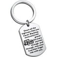 thumbnail image 1 of Drive Safe Keychain Car Owner Gift May Your Guardian Angel Ride With You Car Lover Gift, 1 of 5