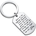 thumbnail image 1 of Drive Safe Keychain Car Owner Gift May Your Guardian Angel Ride With You Car Lover Gift, 1 of 11