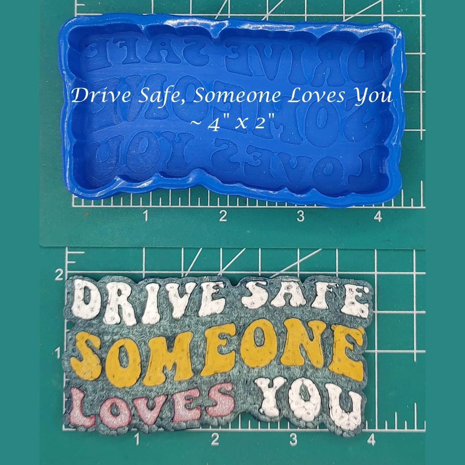 Drive Safe Silicone Freshie Mold