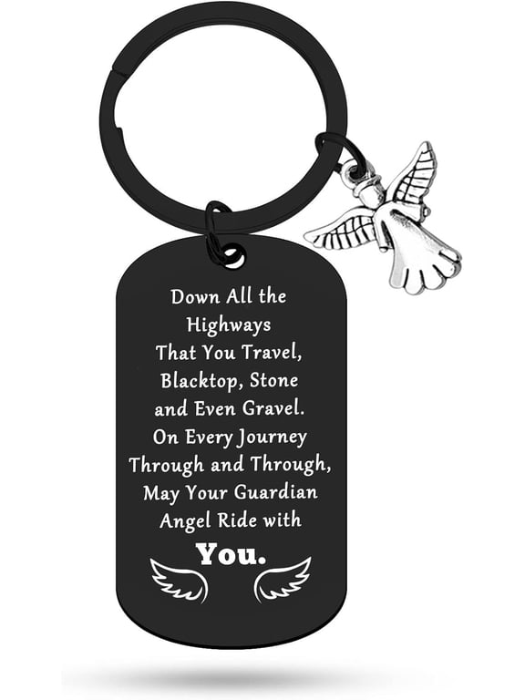 Drive Safely Keychain Drive Safely Gift for Traveller New Driver Biker Trucker Christmas Birthday Gift for Boyfriend Husband Family Friends Biker Keychain