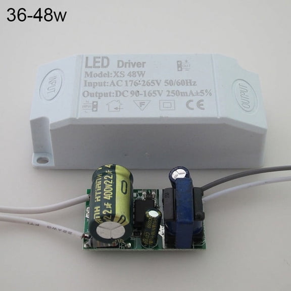 Drive Segmented Ceiling Lamp Light Transformer Constant Current Power Supply Square Monochrome 36-48W Smile Home