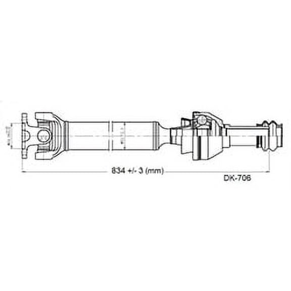Drive Shaft Assembly Front
