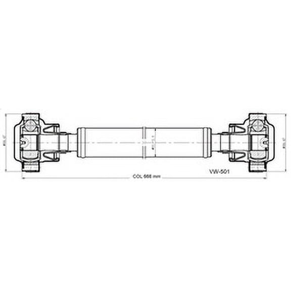 Drive Shaft Assembly Front