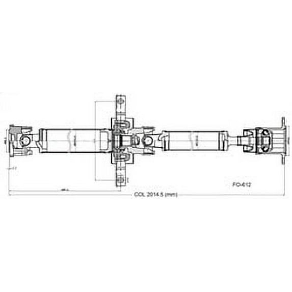 Drive Shaft Assembly Rear