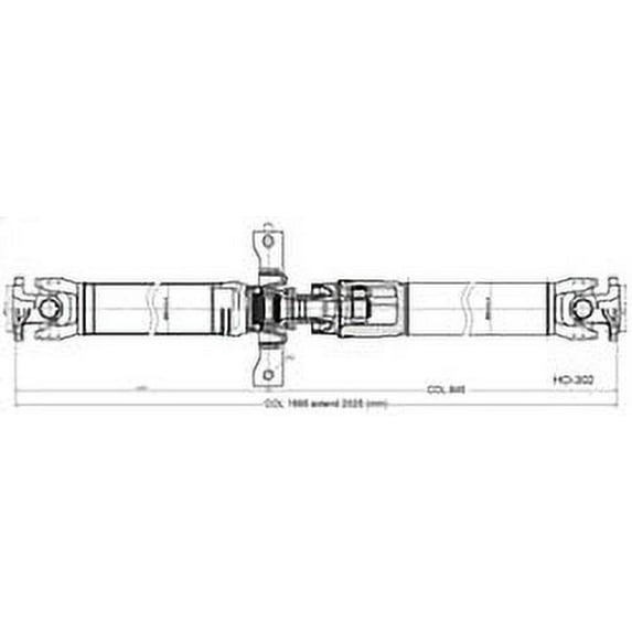 Drive Shaft Assembly Rear