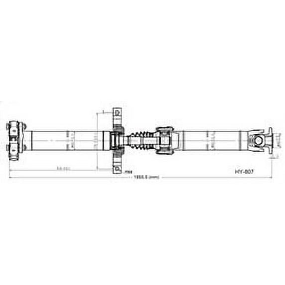 Drive Shaft Assembly Rear