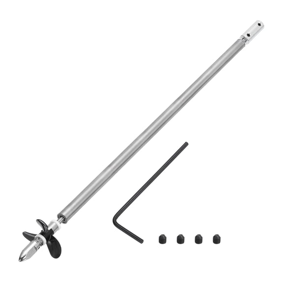 Drive Shaft W Propeller and Coupling Joint, L300mm Shaft, L25mm Sleeve, D36mm Three Propeller for 2.3 mm Motor Shaft