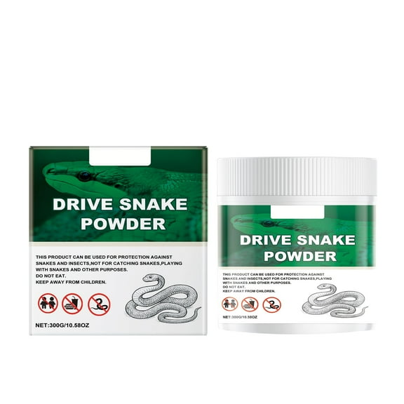 Drive Snake Powder Outdoor Snake Repellent Granules for Yard Garden Home Safe Formula 300g Effective Protection Solution