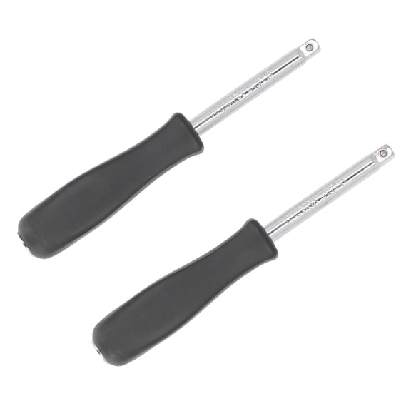 Drive Spinner 1/4 inch Socket Driver Handle Extension Bar Manual Tool for Automotive Vehicle Maintenance and Professional Repairing, 2 Pack (5.91 inches / 15.0 cm)