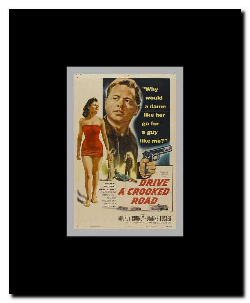 Drive a Crooked Road Framed Movie Poster