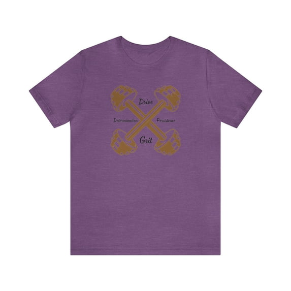 Drive determination persistence grit fitness tee