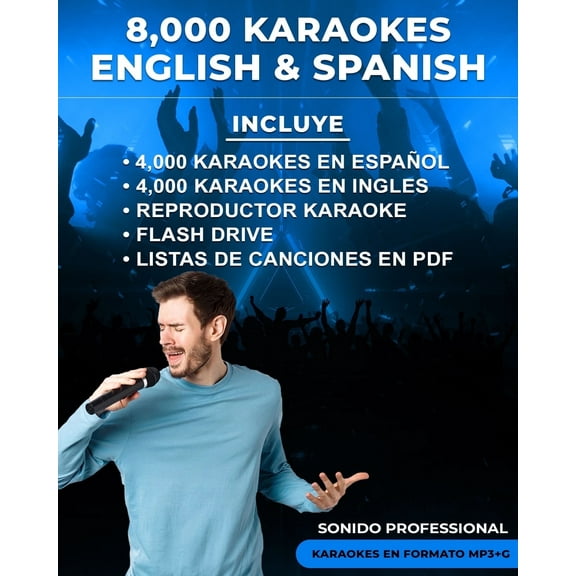 Drive with 8,000 Karaoke Songs for APPLE Computers