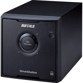 Buffalo Drivestation Quad Usb 3.0 4-drive 24 Tb Desktop Das (hd-qh24tu3r5) - Sata - Raid Jbod/0/1/5/10 - 4 X 6 Tb Drives Installed - Backup