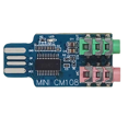 thumbnail image 1 of Driveless USB Sound Card Computer External Sound Card Module Laptop Sound Card CM108 USB Sound Card Chip,1 * Module, 1 of 6