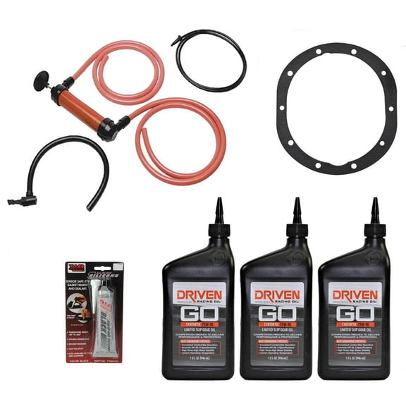 Driven 04230 75W90 Limited Slip Gear Oil Change Kit, Ford 9 Inch
