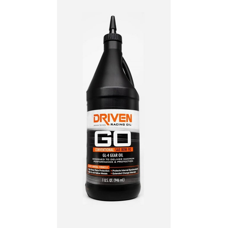 Driven GL4 Conventional 80W-90 Gear Oil - 1 Qt Driven GL4 Conventional 80W-90 Gear Oil - 1 Qt
