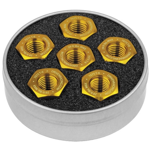 Driven Racing DSN-GD 10mm Sprocket Nuts - Gold