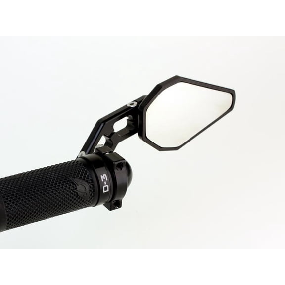 Driven Racing DXM-BK D-Axis Bar End Mirror - Black