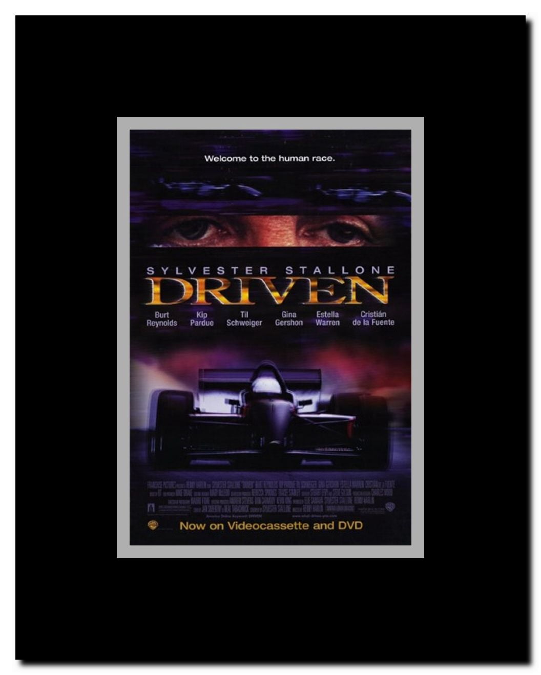 Driven Framed Movie Poster