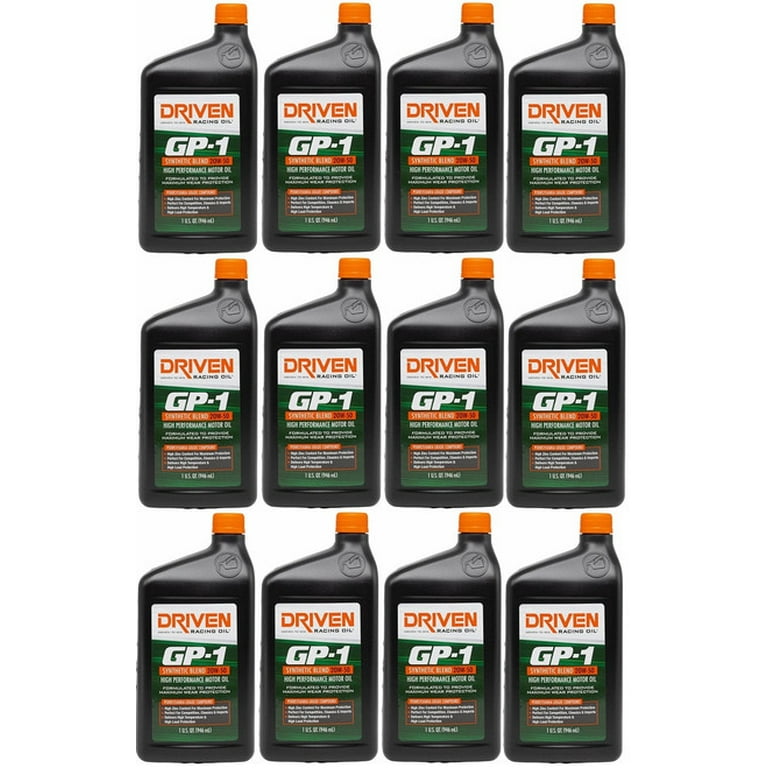 Driven Racing Oil GP-1 Semi-Synthetic 20w50 Driven Racing Oil GP-1 Semi-Synthetic 20w50