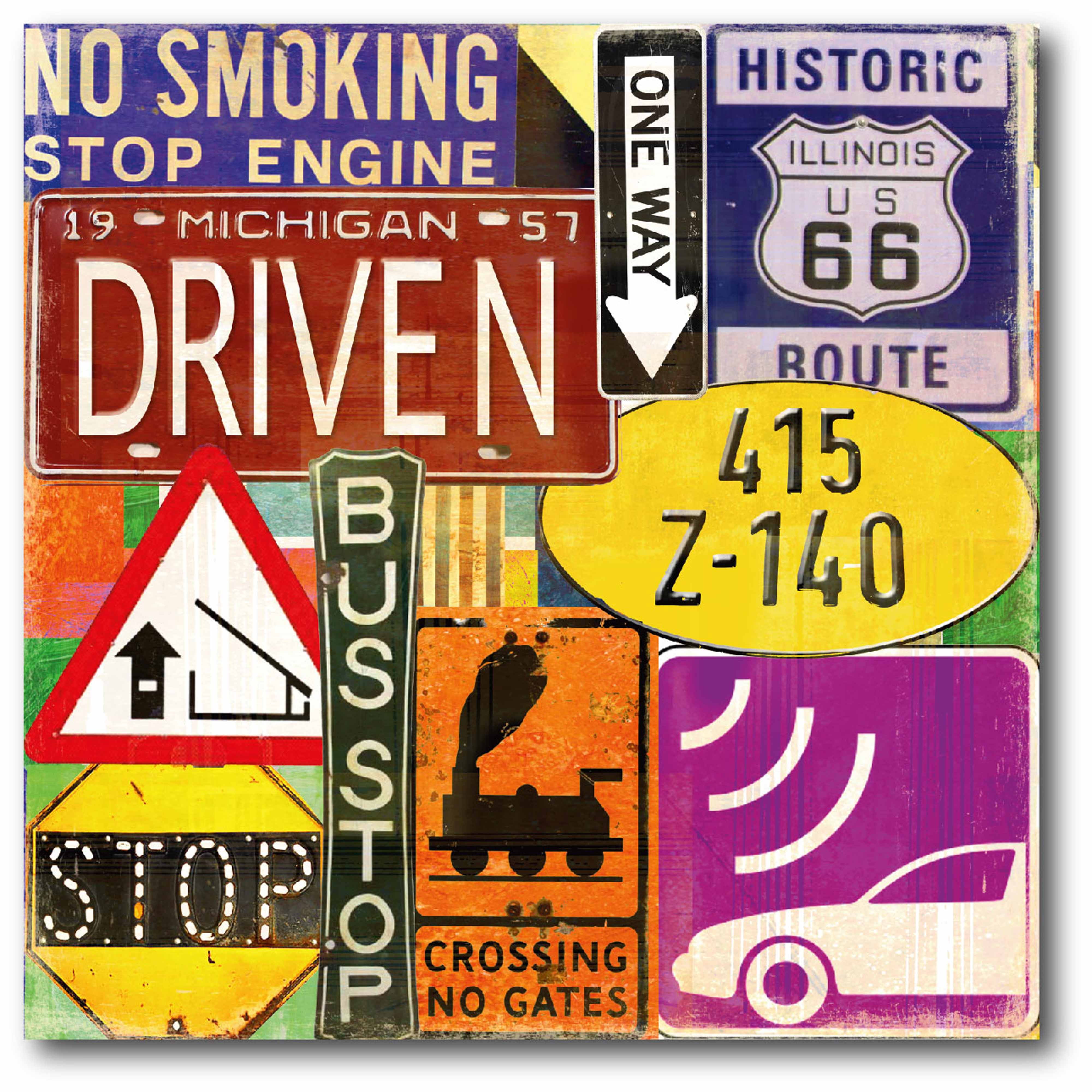 Driven Gallery-Wrapped Canvas Wall Art, 16x16