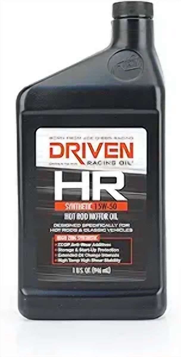 Driven HR1 15w-50 Hot Rod Oil - High ZDDP Zinc Conventional Motor Oil