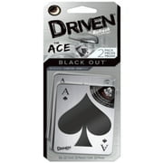 Driven Long Lasting Automotive Air Fresheners, Plastic Paper Black, 2 Pack