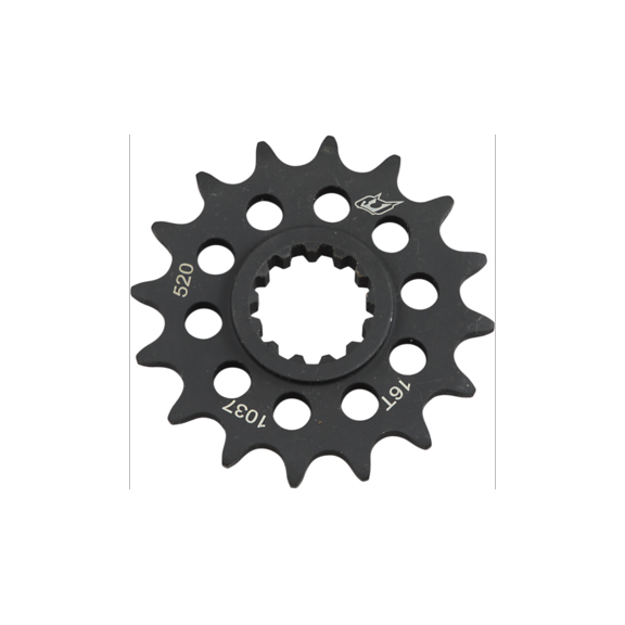 Driven Racing 1037-520-16T Lightweight Steel Front Sprocket - 16T (Black)