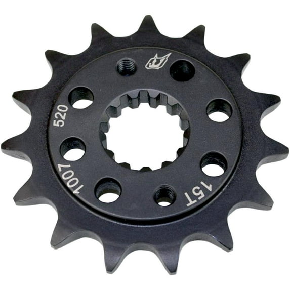 Driven Racing 1041-520-17T Steel Front Sprocket - 17T (Black)