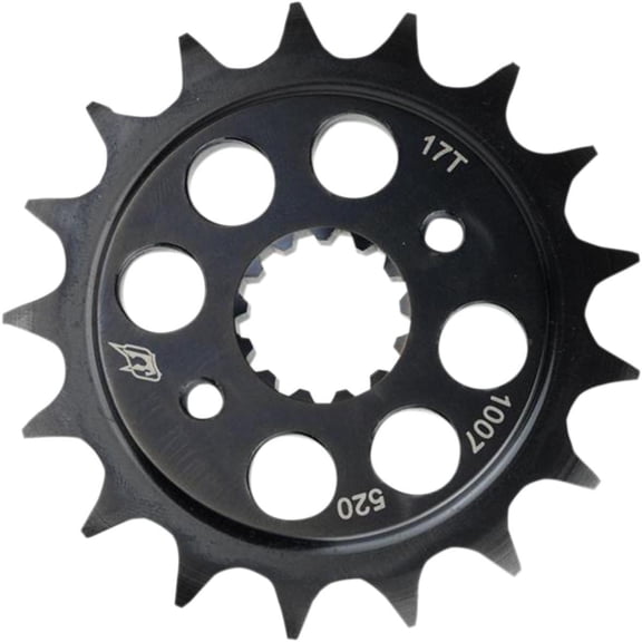 Driven Racing 1301-520-17T Lightweight Steel Front Sprocket - 17T (Black)