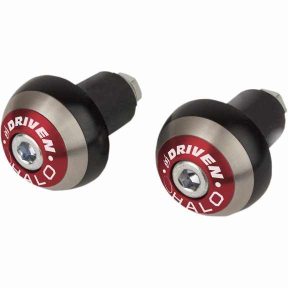Driven Racing DHBEW-RD Halo Bar Ends - Red