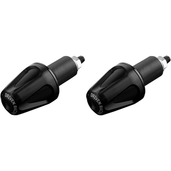 Driven Racing DXB-BK1 D-Axis Bar Ends - Black/black