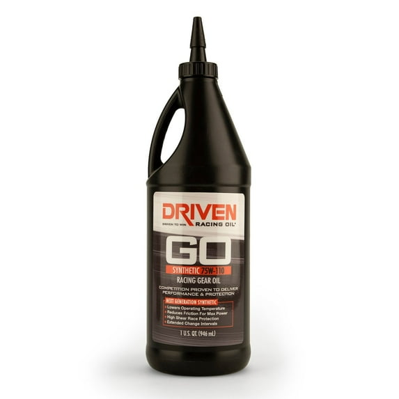 Driven Racing Oil 00630 Synthetic 75W-110 Racing Gear Oil