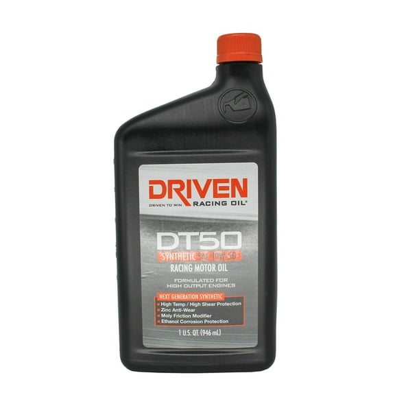 Driven/Joe Gibbs 02806 Oil DT50 SAE 15W-50 Synthetic 1 Qt Bottle Single