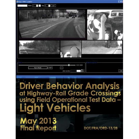 Driver Behavior Analysis at Highway-Rail Grade Crossings using Field Operational Test Data?Light Vehicles (Paperback)