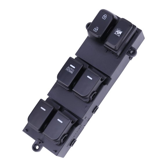 Driver Electric Window Control Switches for 2011-2015 Models, Integrated Mounting Ears and a Grouped Button Switches with Lock and Auto Down Functions