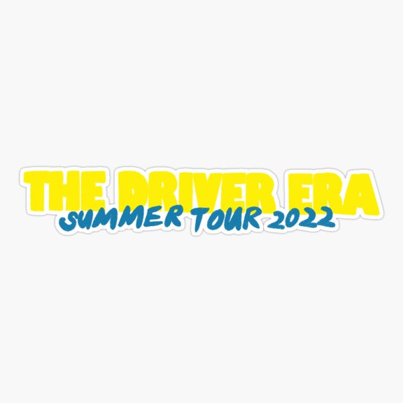 Driver Era Summer Tour Music Event Vinyl Decal Sticker