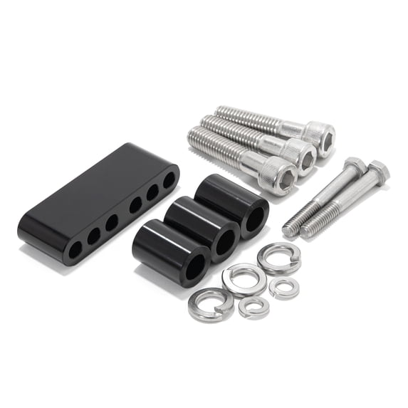 Driver FloorBoard Spacer 1 1/4" Extension Kit for Harley Touring Road King Street Glide 1992-2008