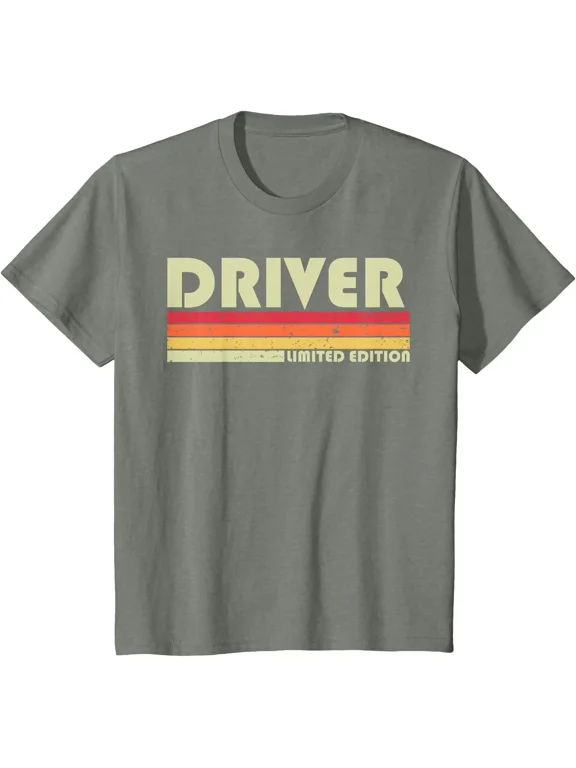 Driver Funny Job Title Profession Birthday Worker Idea T-Shirt