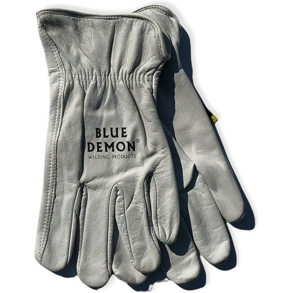 Driver Glove, BUF/Cow, White, Size Large